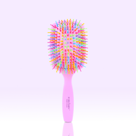 EYECANDY Rainbow Volume S Paddle Brush (Light Purple)
