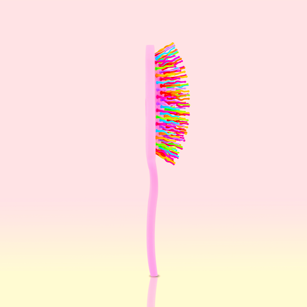 EYECANDY Rainbow Volume S Paddle Brush (Neo Pink)