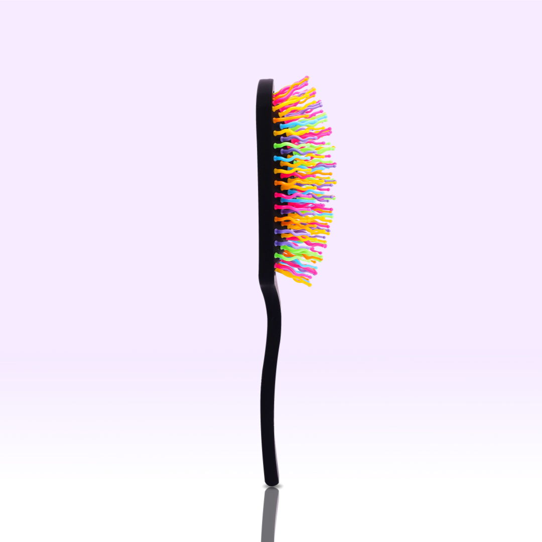 EYECANDY Rainbow Volume S Paddle Brush (Black)