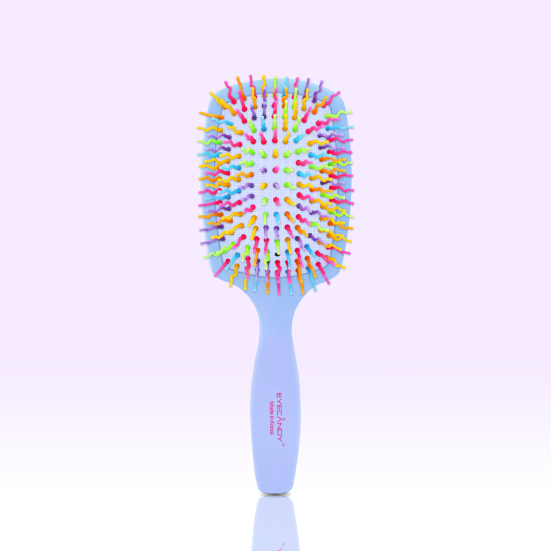 EYECANDY Rainbow Volume S Paddle Brush (Sky Blue)