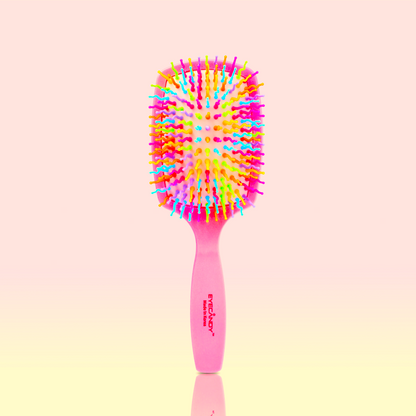 EYECANDY Rainbow Volume S Paddle Brush (Neo Pink)