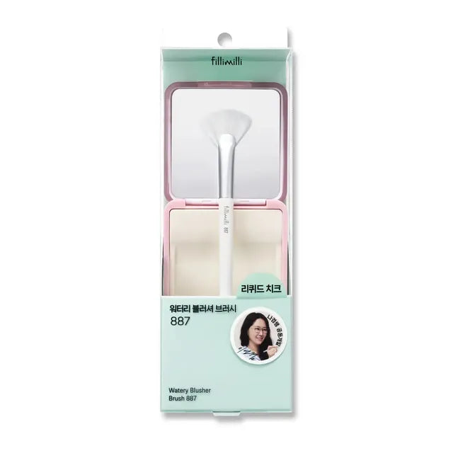 Fillimilli Watery Blusher Brush 887 Set (+Pact Type Makeup Palette)