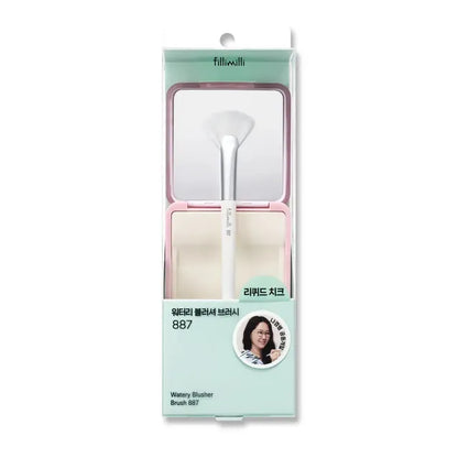 Fillimilli Watery Blusher Brush 887 Set (+Pact Type Makeup Palette)