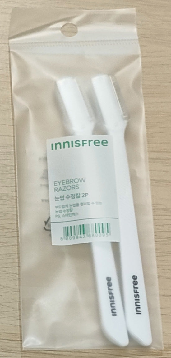Innisfree Eyebrow Razors 2pcs KMiso Beauty