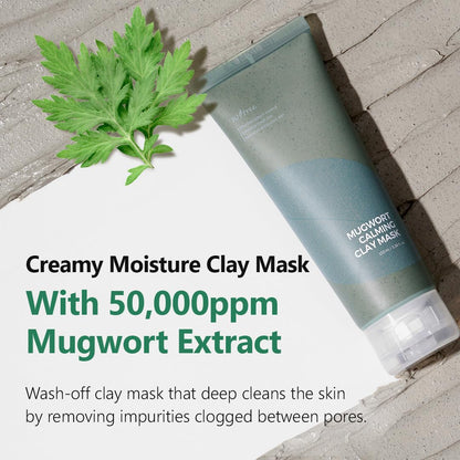 Isntree Mugwort Calming Clay Mask - 100ml
