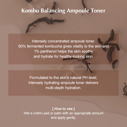 Kaine Kombu Balancing Ampoule Face Toner Pack Set