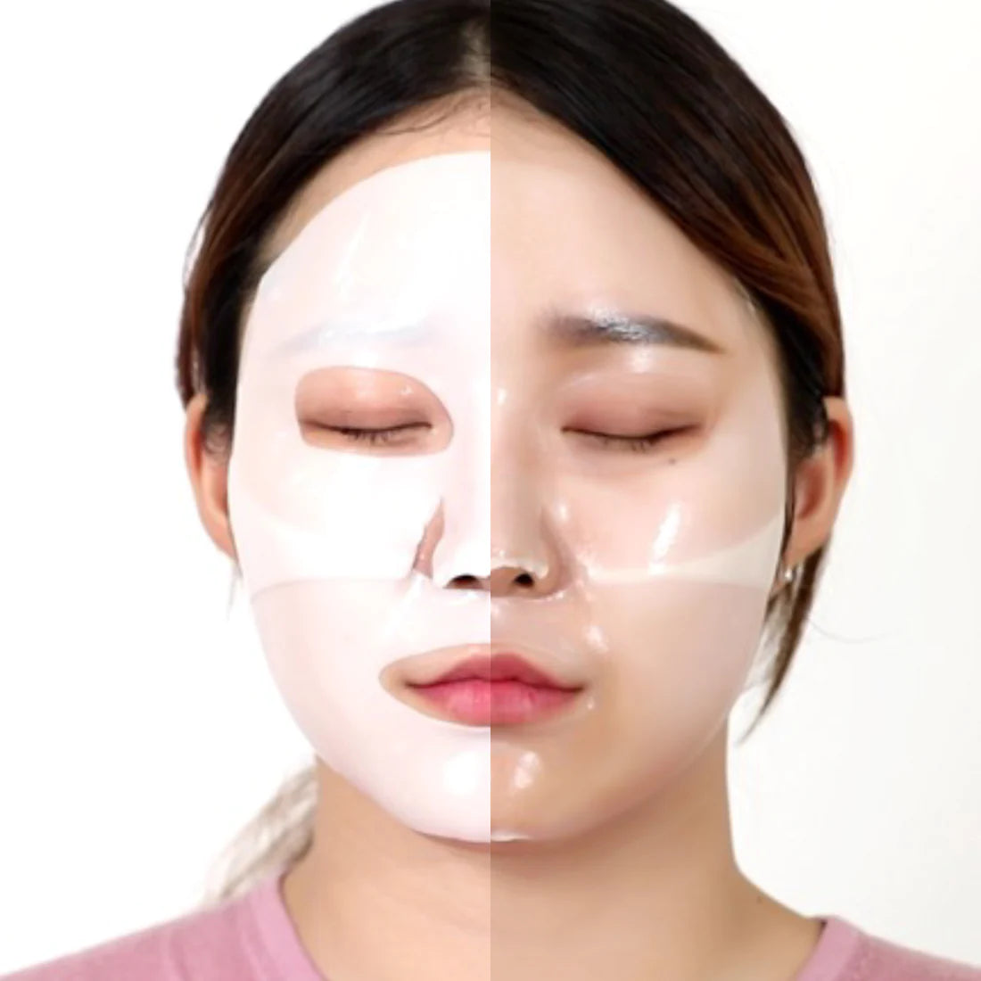 Kocostar a.m. SUNDAY Happy Hydrogel Mask - 1 pc (gel mask turns transparent over time)