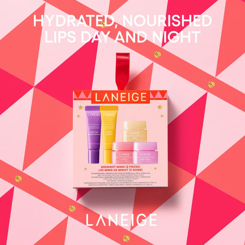 [New Limited Edition Holiday Set] Laneige Midnight Minis
