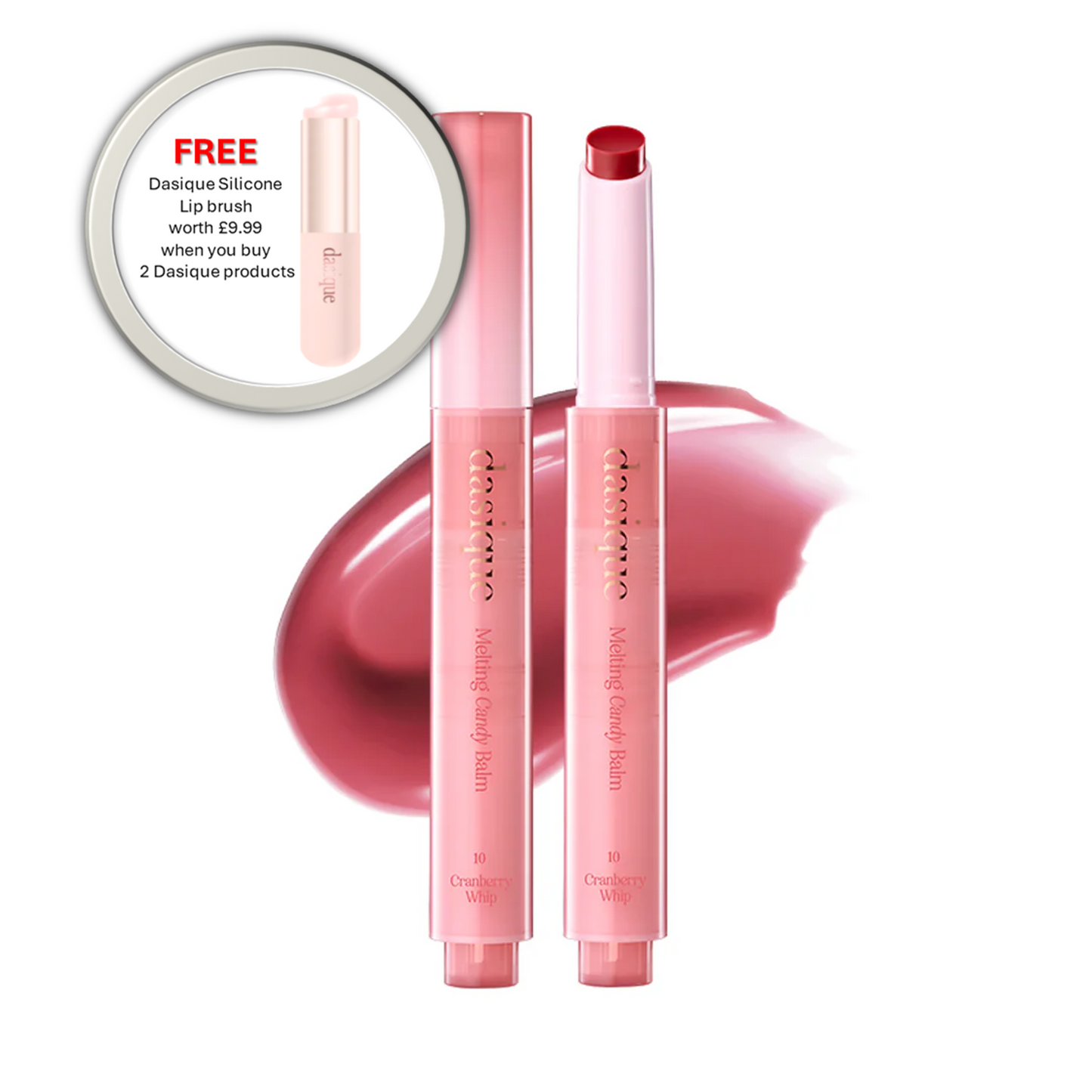 DASIQUE Melting Candy Balm #10 Cranberry Whip 1.5g