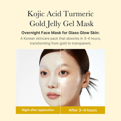 Medicube Kojic Acid Turmeric Brightening Gel Mask x 4