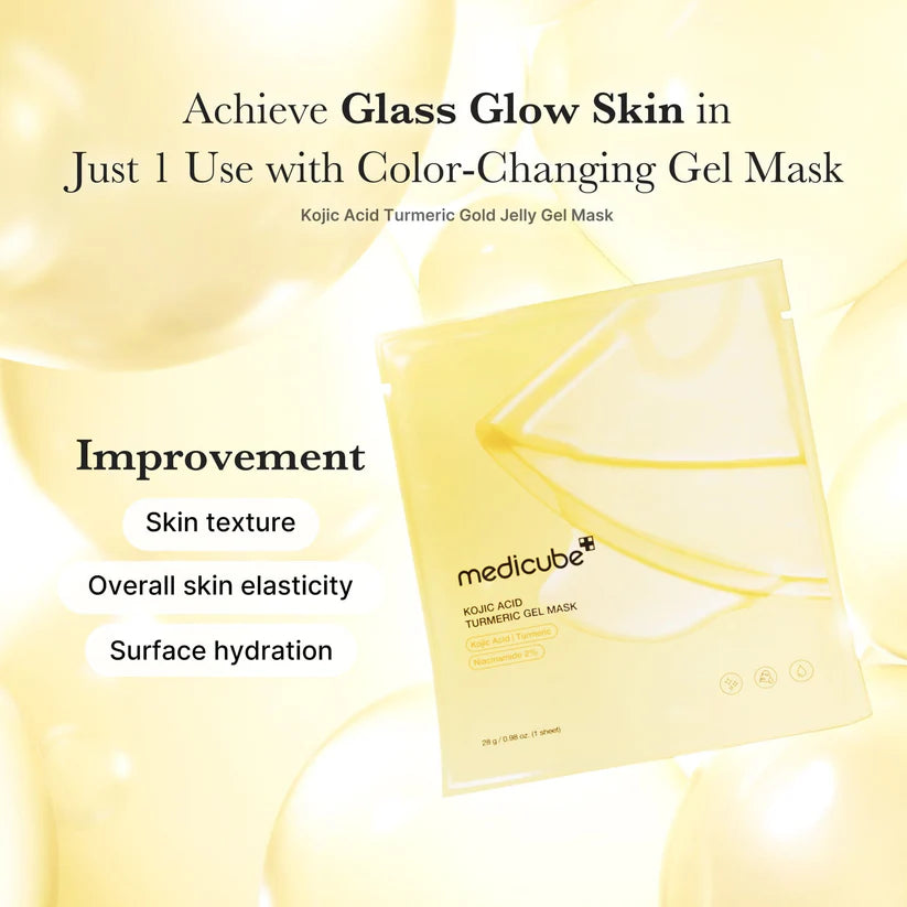 Medicube Kojic Acid Turmeric Brightening Gel Mask x 4