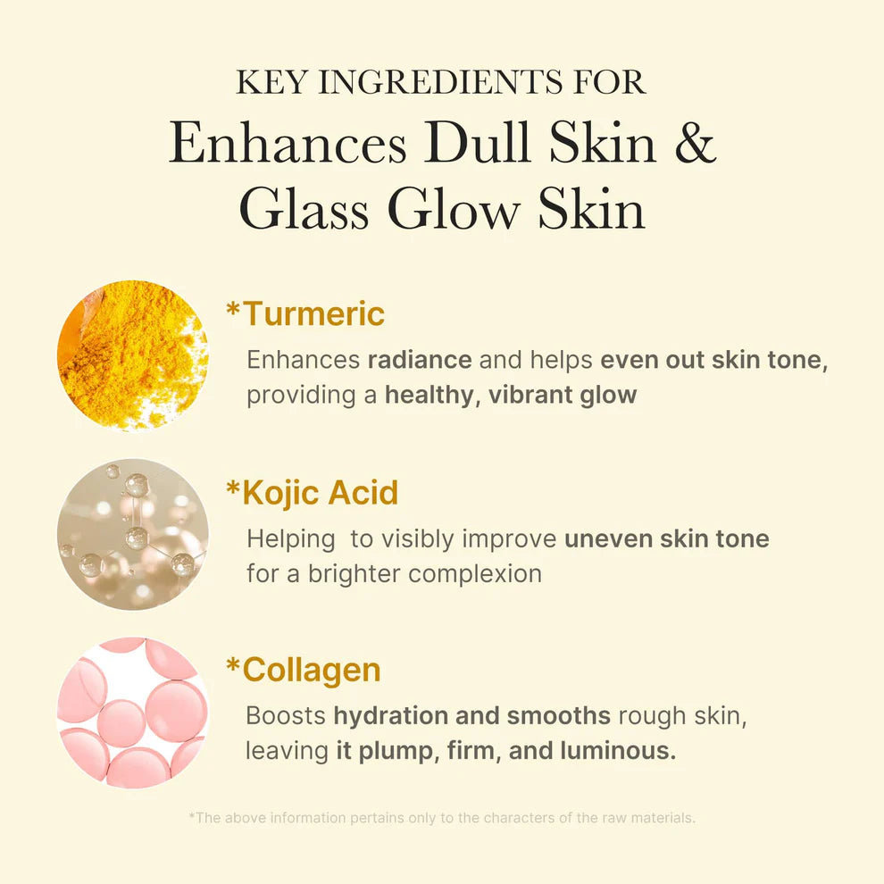 Medicube Kojic Acid Turmeric Brightening Gel Mask x 4