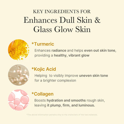 Medicube Kojic Acid Turmeric Brightening Gel Mask x 4
