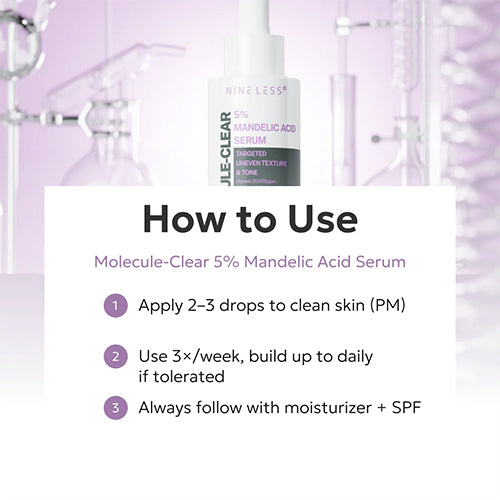 [RENEWED] NINE LESS Molecule-Clear 5% Mandelic Acid Serum 30ml