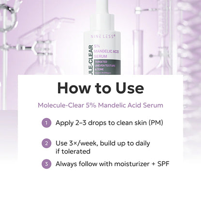 [RENEWED] NINE LESS Molecule-Clear 5% Mandelic Acid Serum 30ml