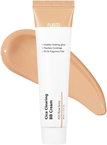 Purito Cica Clearing BB Cream 15 Rose Ivory - 30ml