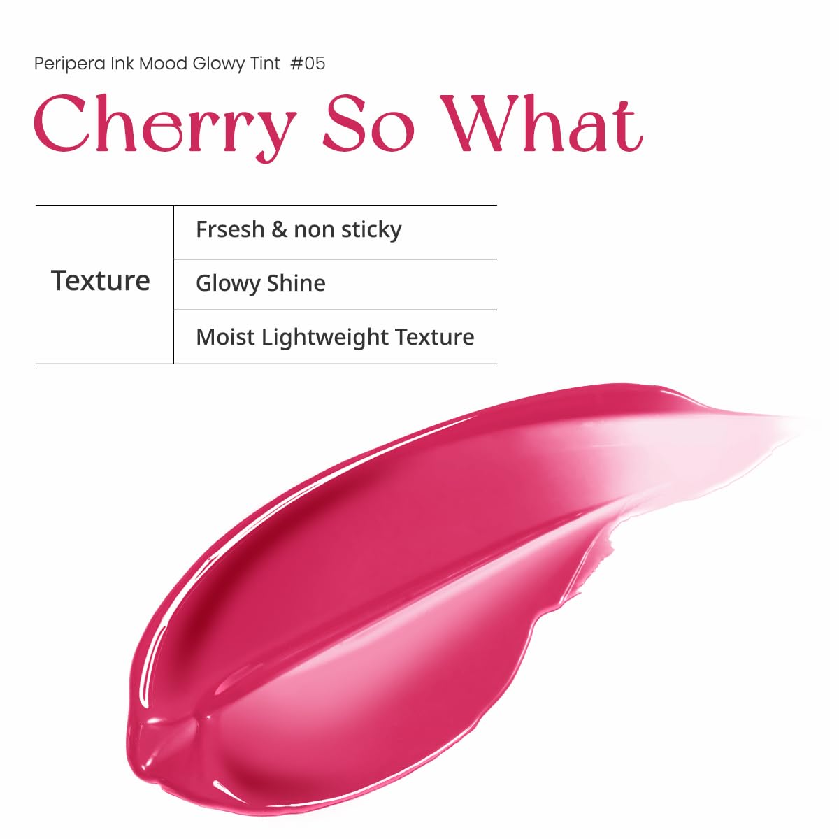 Peripera Ink Mood Glowy Tint 05 Cherry So What 4g