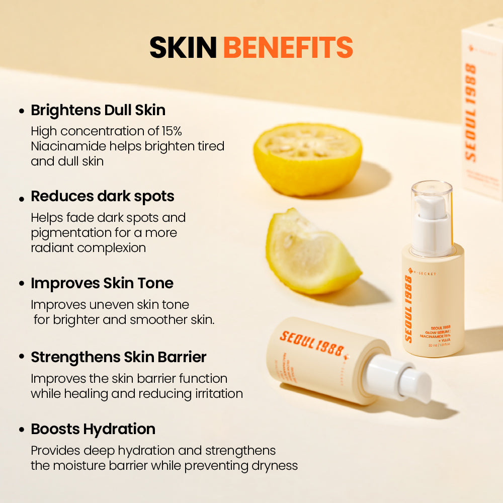 KSECRET Seoul 1988 Glow Serum : Niacinamide 15% + Yuja 30ml