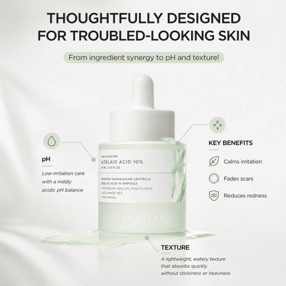 Skin1004 Madagascar Centella Azelaic Acid 10 Ampoule - 30ml