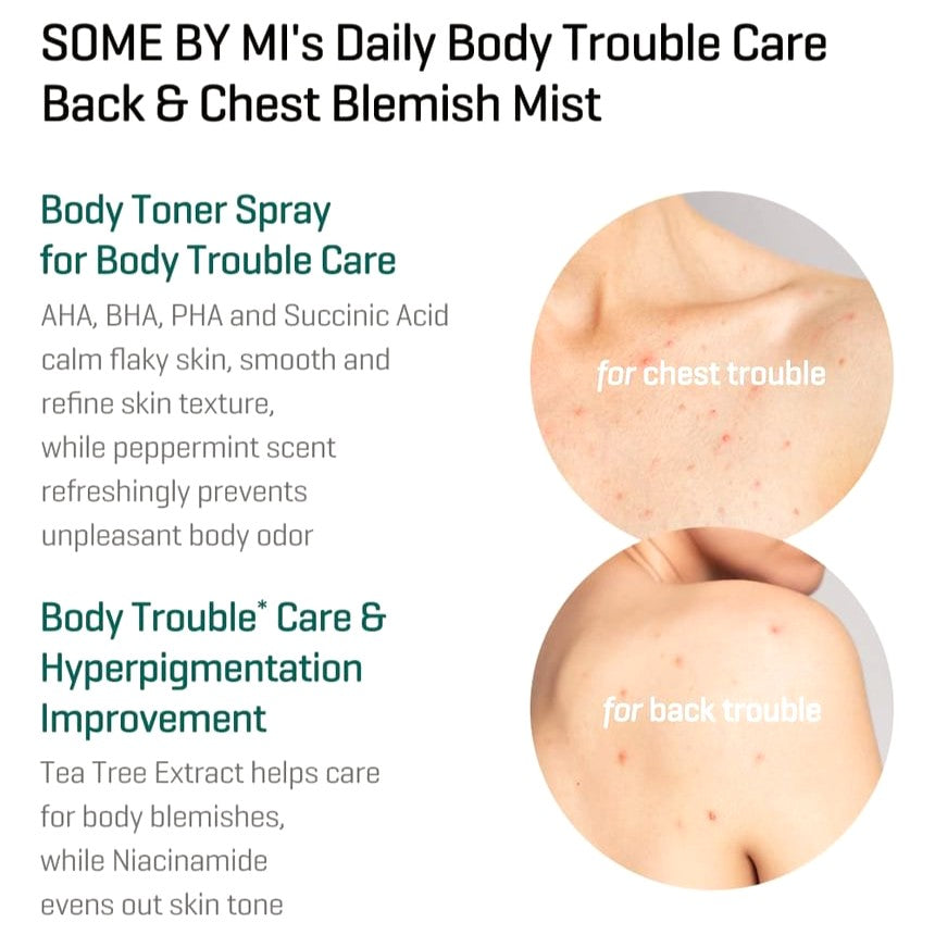 SOME BY MI AHA BHA PHA 30 Days Miracle Body Toner Mist 140ml