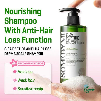 SOME BY MI Cica Peptide Anti Hair Loss Derma Scalp Shampoo 285ml
