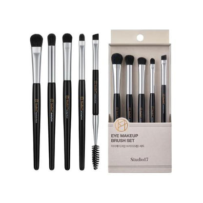 Studio17 Eye Makeup Brush Set (with protective covers)