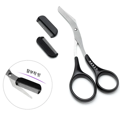 Merzy Probility Eyebrow Scissors With Comb