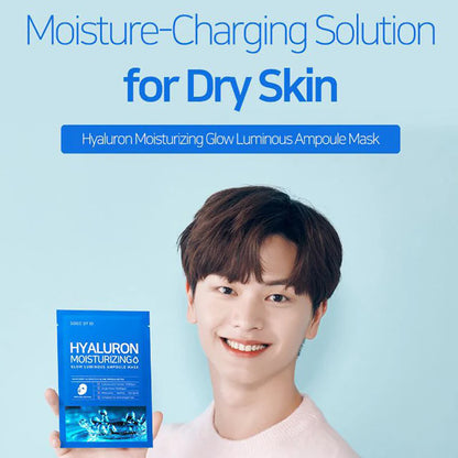 Some By Mi Hyaluron Moisturizing Glow Luminous Ampoule Mask - 1 sheet