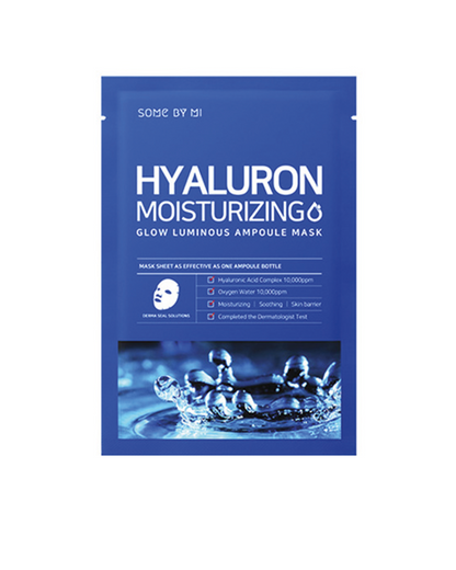Some By Mi Hyaluron Moisturizing Glow Luminous Ampoule Mask - 1 sheet