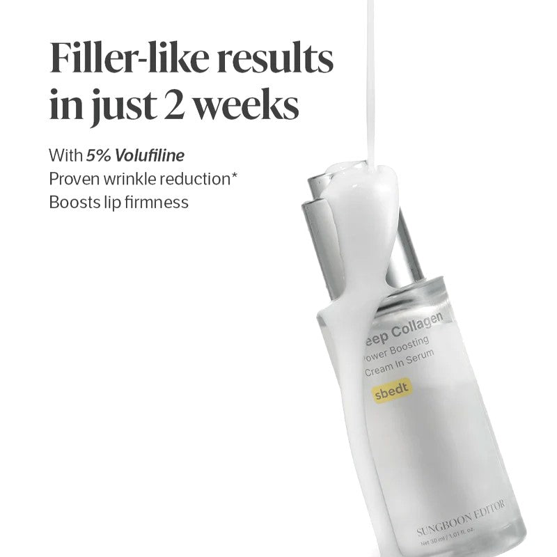 Sungboon Editor Deep Collagen Power Boosting Cream In Serum - 30ml