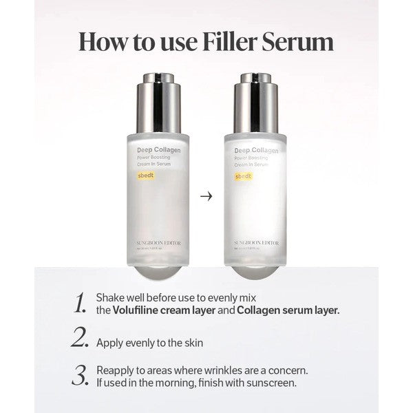 Sungboon Editor Deep Collagen Power Boosting Cream In Serum - 30ml