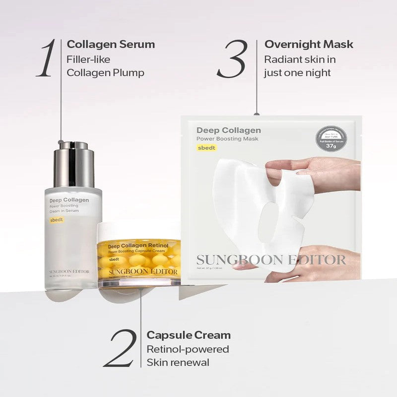 Sungboon Editor Deep Collagen Power Boosting Cream In Serum - 30ml