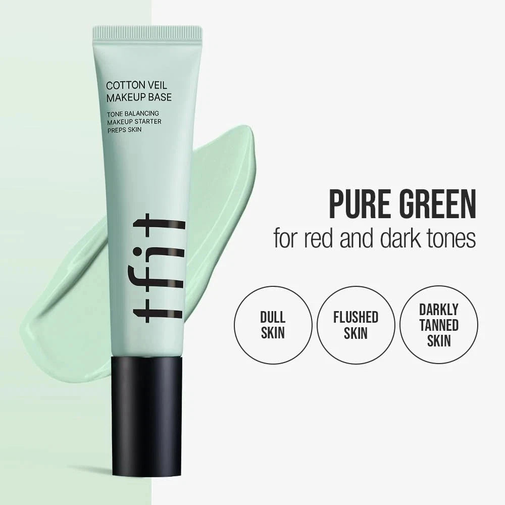 TFIT Cotton Veil Makeup Base 01 Green 30ml