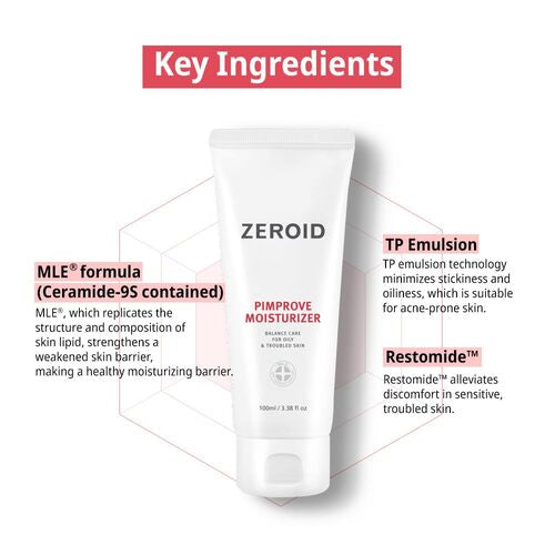 Zeroid Pimprove Moisturiser 100ml