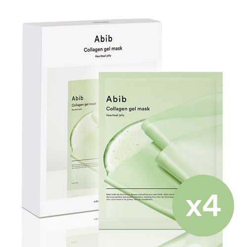 Abib Collagen Gel Mask Heartleaf Jelly Box Set (35g x 4)