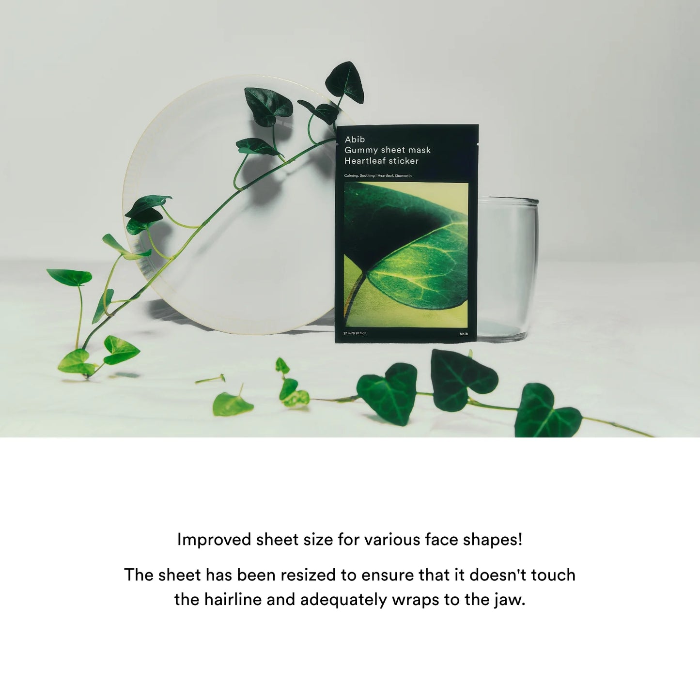 Abib Gummy Sheet Mask Heartleaf Sticker - 1pc (27ml)