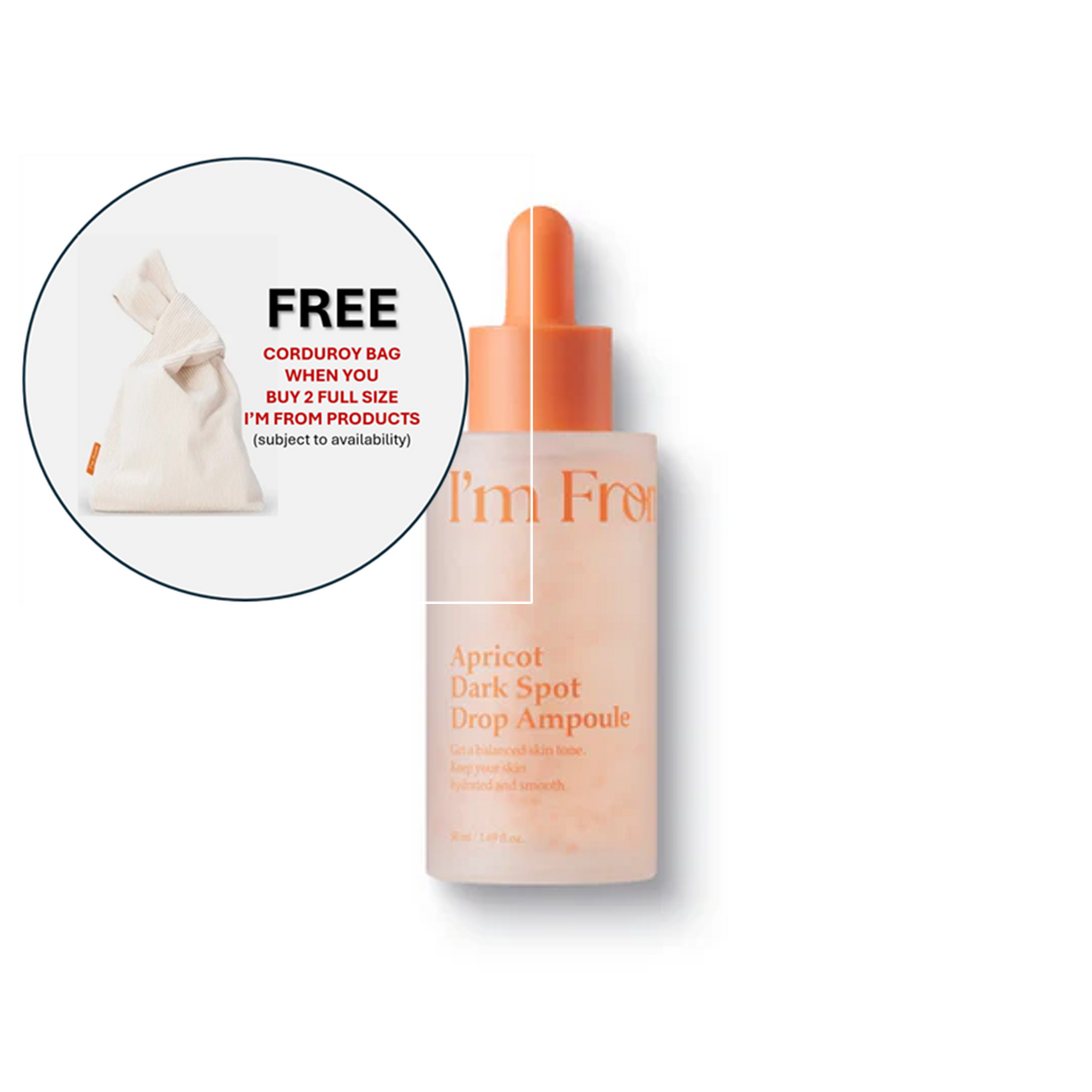 [NEW LAUNCH] I'M FROM  Apricot Dark Spot Drop Ampoule 50ml