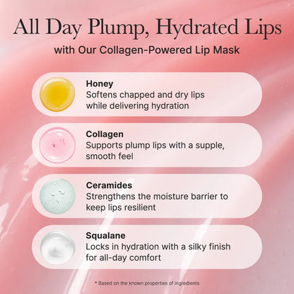 Arencia Honey Glazed Collagen Lip Mask 15g