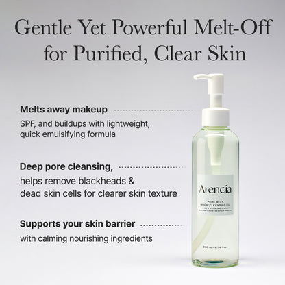 Arencia Pore Melt Mochi Makeup-Removing Cleansing Oil 200ml