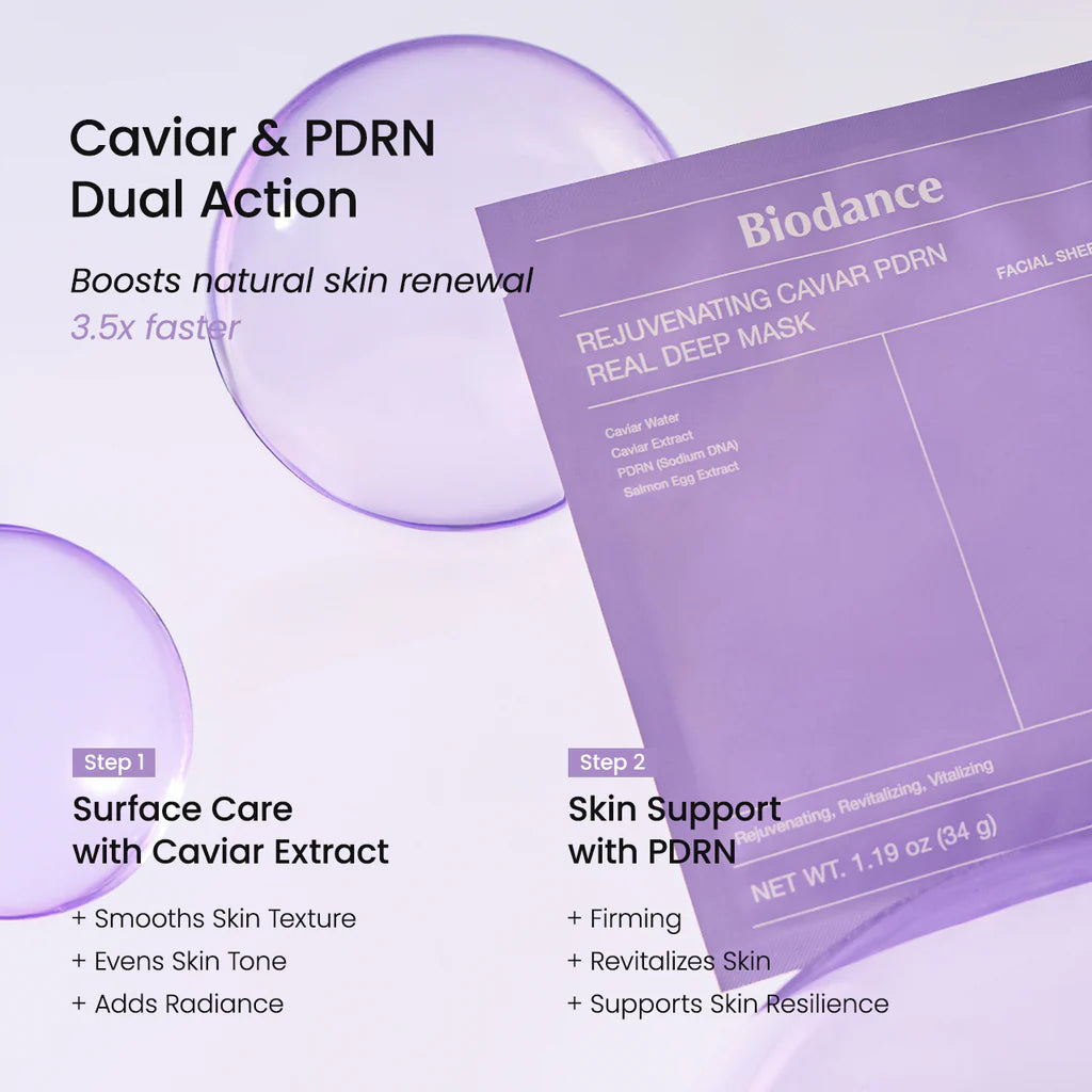 [NEW] BIODANCE Rejuvenating Caviar PDRN Real Deep Mask (1 pc)