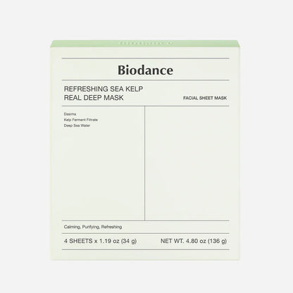 Biodance Refreshing Sea Kelp Real Deep Mask Box (34g*4ea)