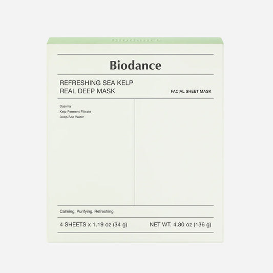 Biodance Refreshing Sea Kelp Real Deep Mask Box (34g*4ea)