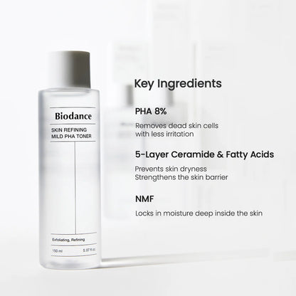 Biodance Skin Refining Mild PHA Toner - 150ml
