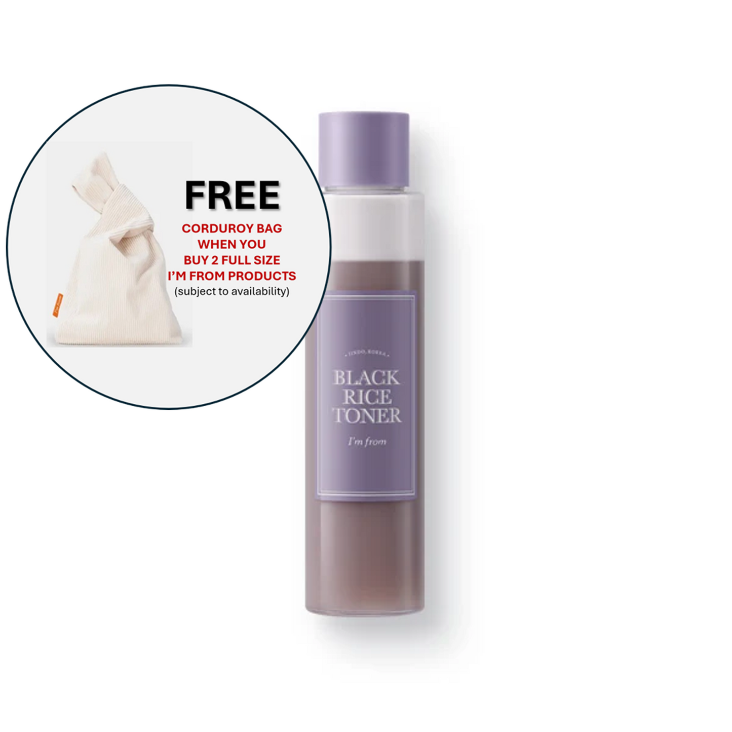 [NEW LAUNCH] I'm From Black Rice Toner 150ml
