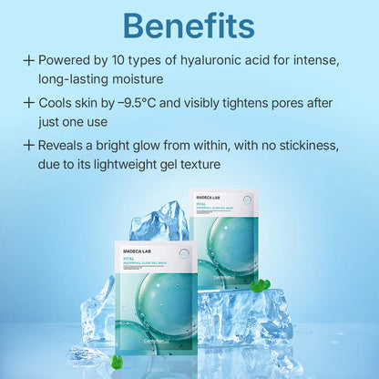 Centellian24 Hyal Waterfull Glow Gel Mask Box Set - 5 pcs