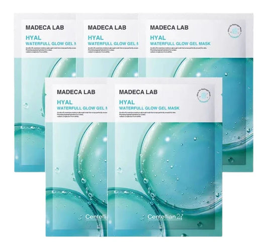Centellian24 Hyal Waterfull Glow Gel Mask Box Set - 5 pcs