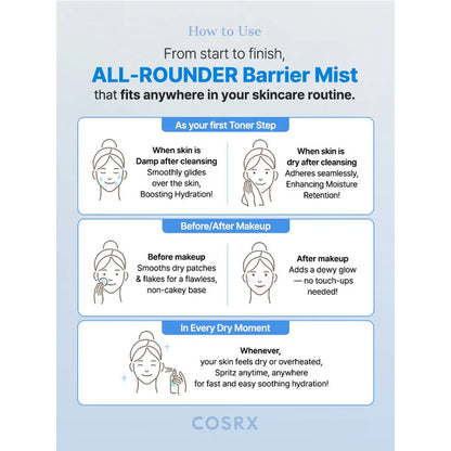 COSRX The Skin Barrier Moisturizing Mist 120ml