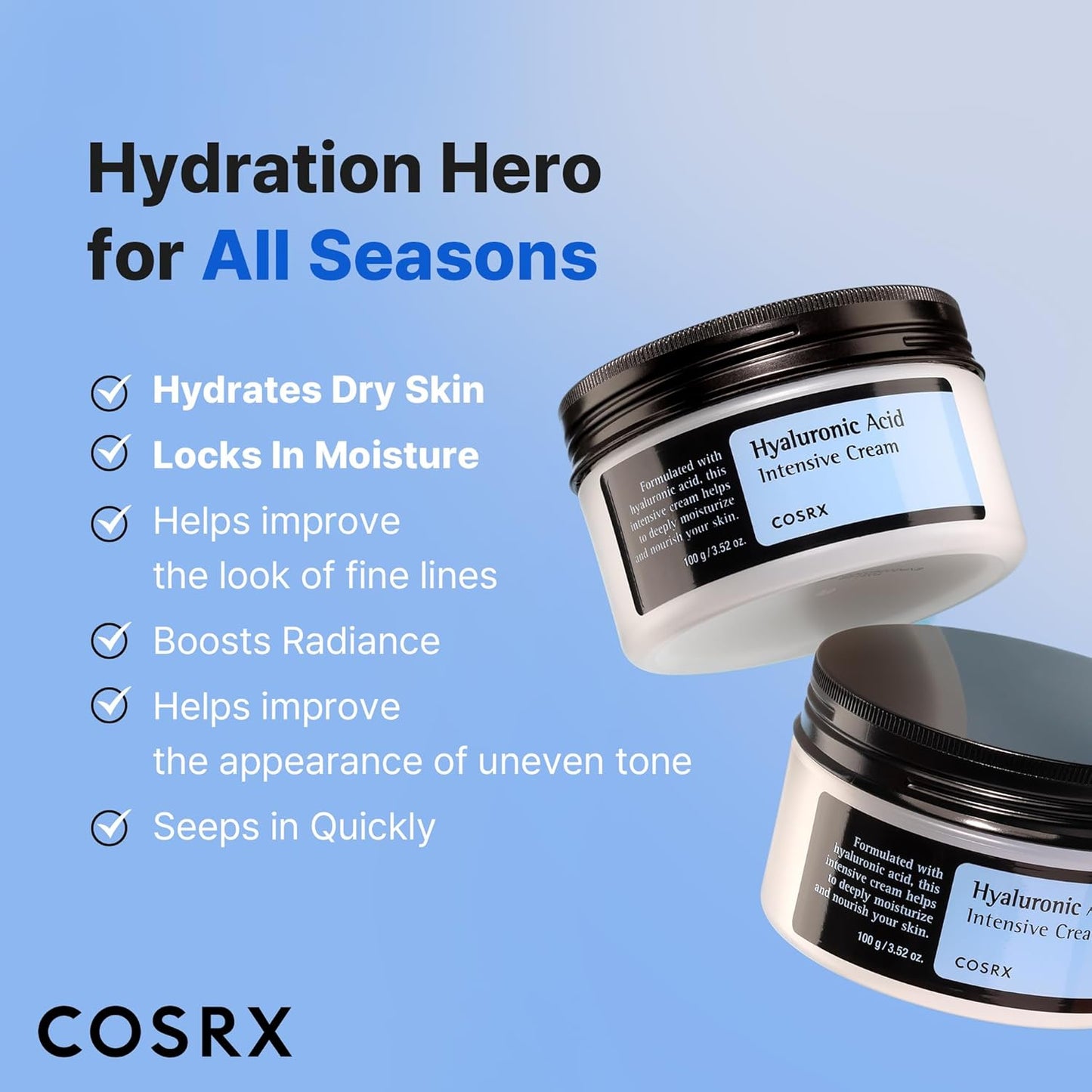 Cosrx Hyaluronic Hydra intensive cream 100ml