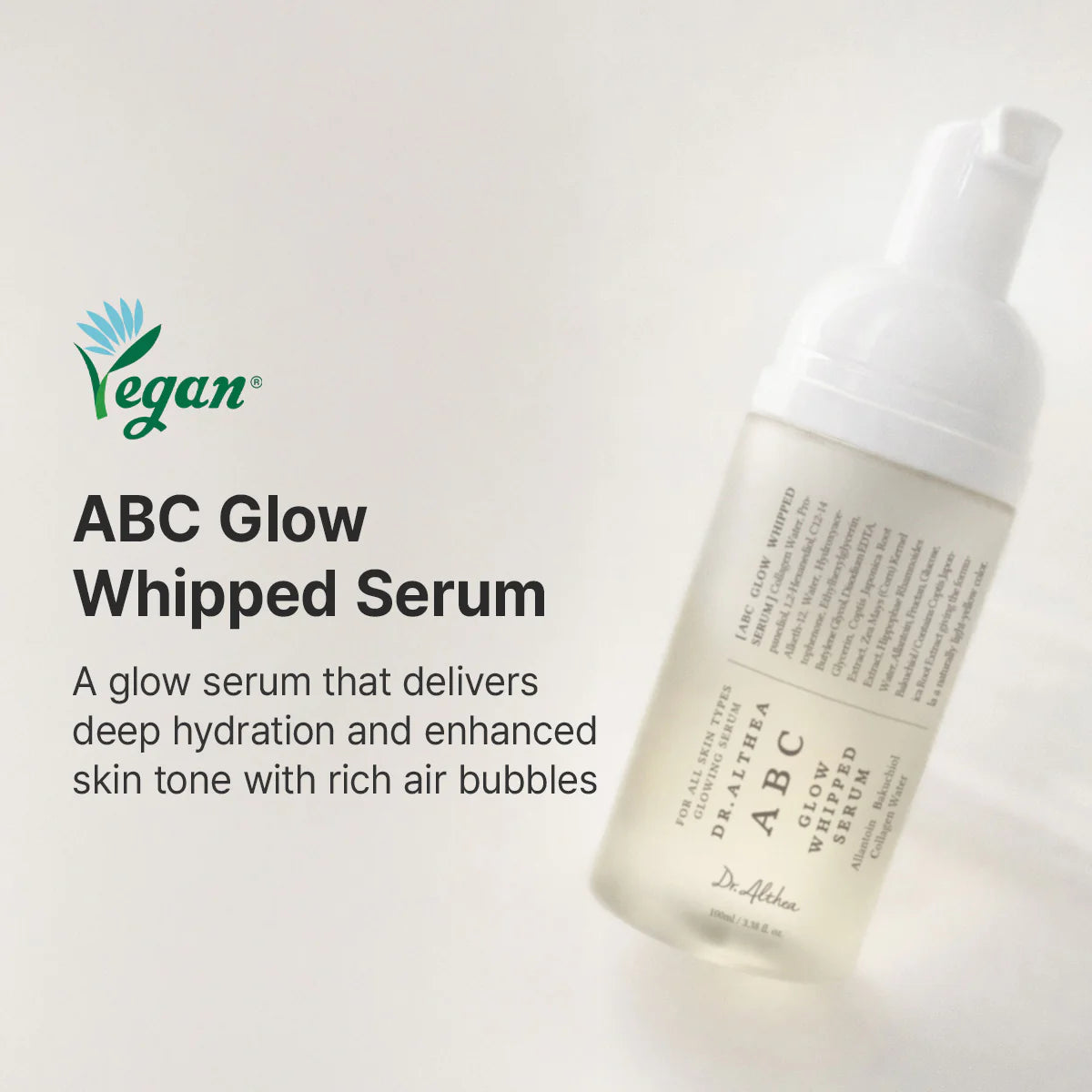 Dr Althea ABC Glow Whipped Serum 100ml