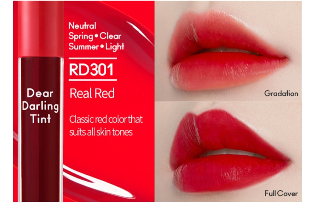Etude House Dear Darling Water Gel Tint #05 RD301 Real Red - 5g
